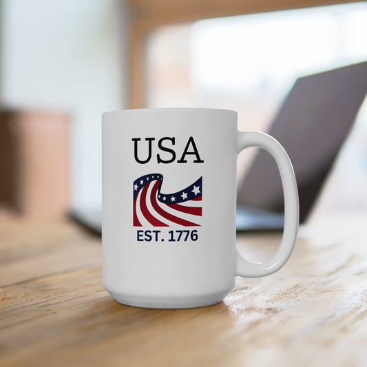 The Native Ceramic Mug 15oz - United States of America