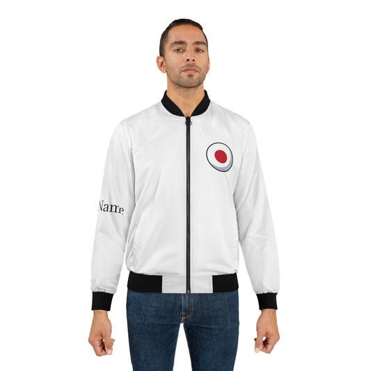 Personalized Japan Men's Bomber Jacket, Japan Flag Jacket, Your Name