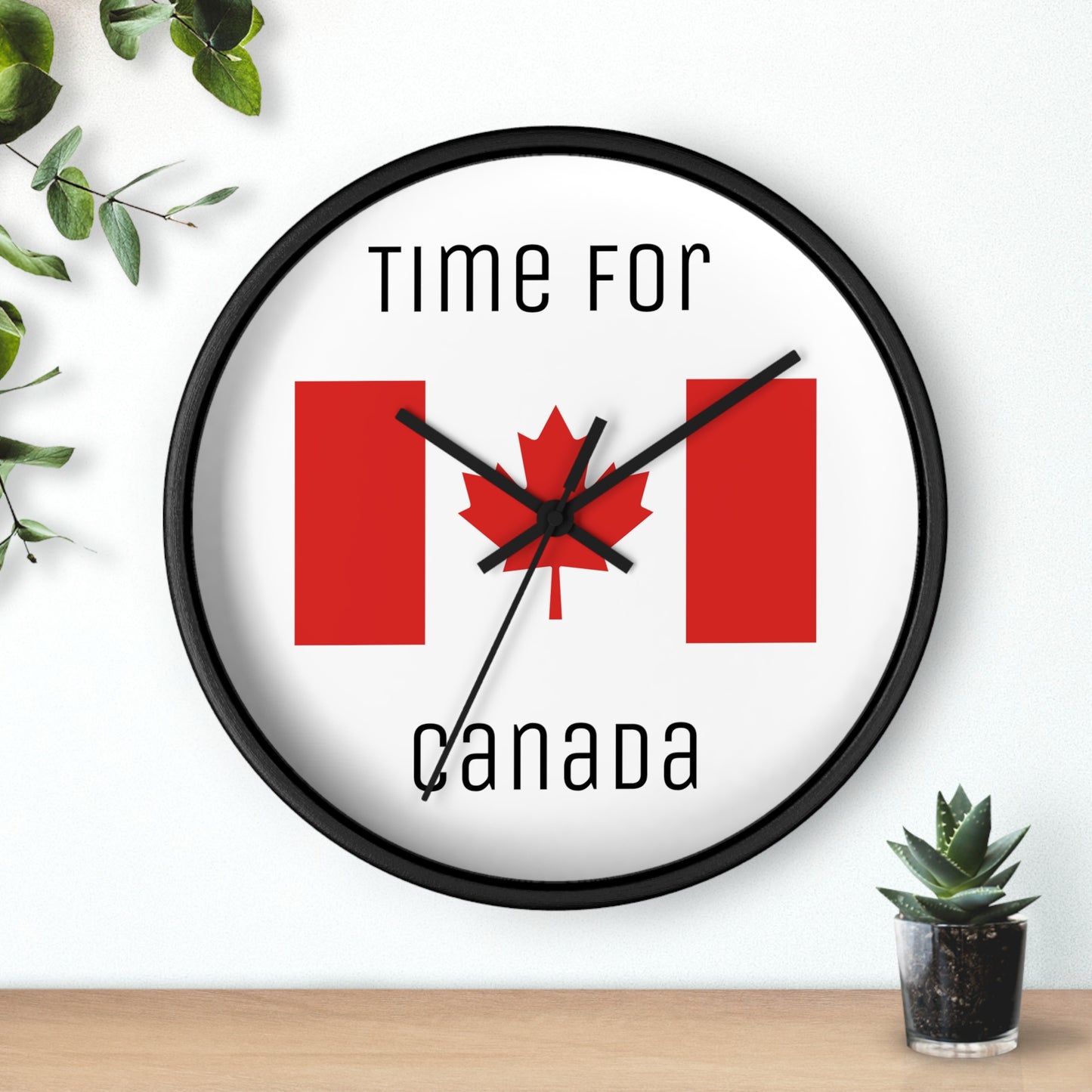 It's Time For Canada Wall Clock