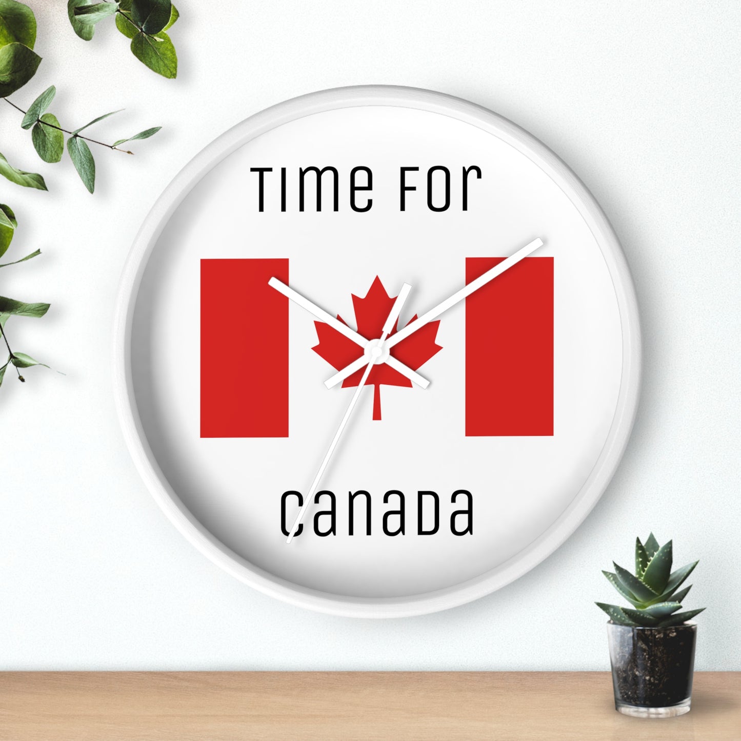 It's Time For Canada Wall Clock