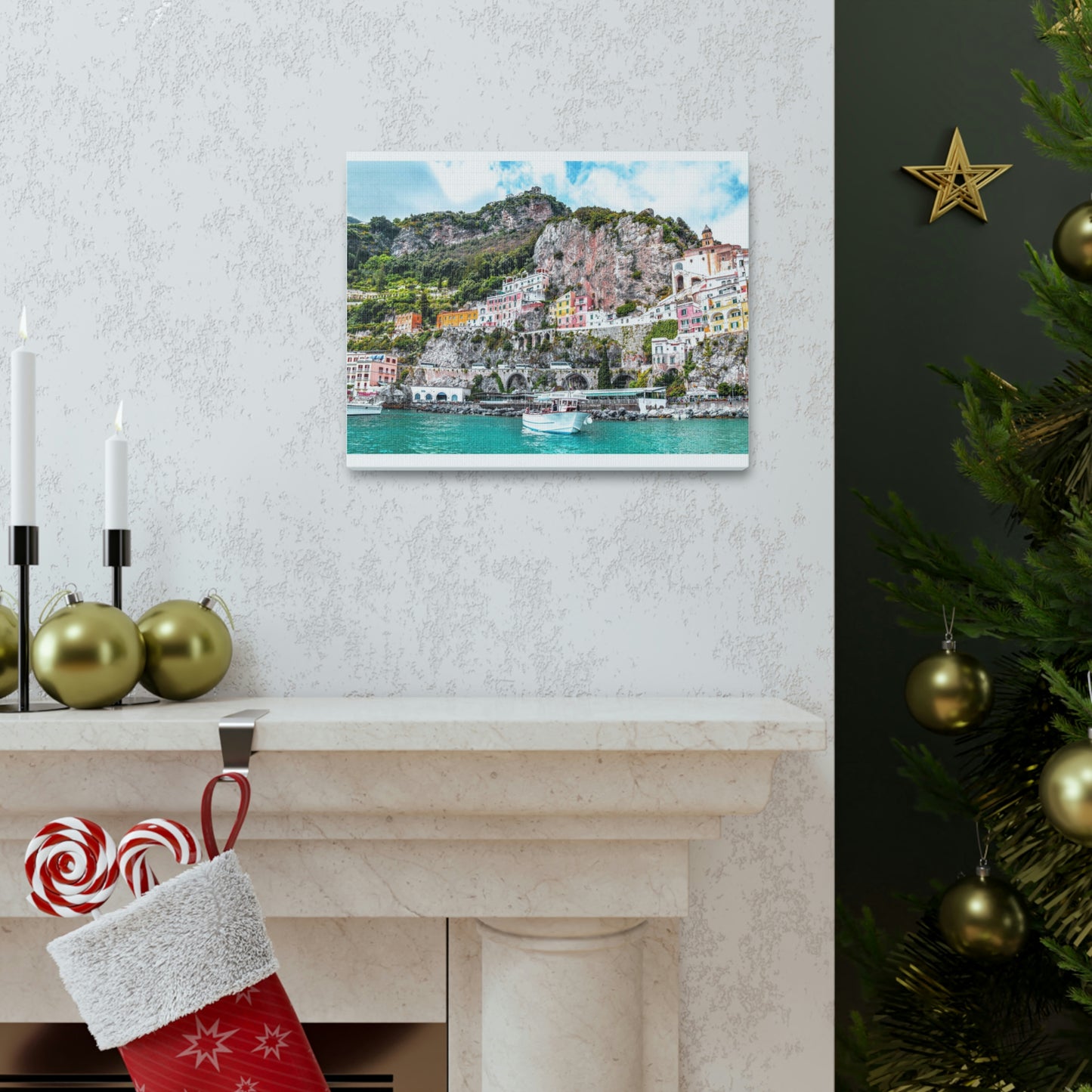 Amalfi Coast, Italy Wall Canvas - The Trip Window