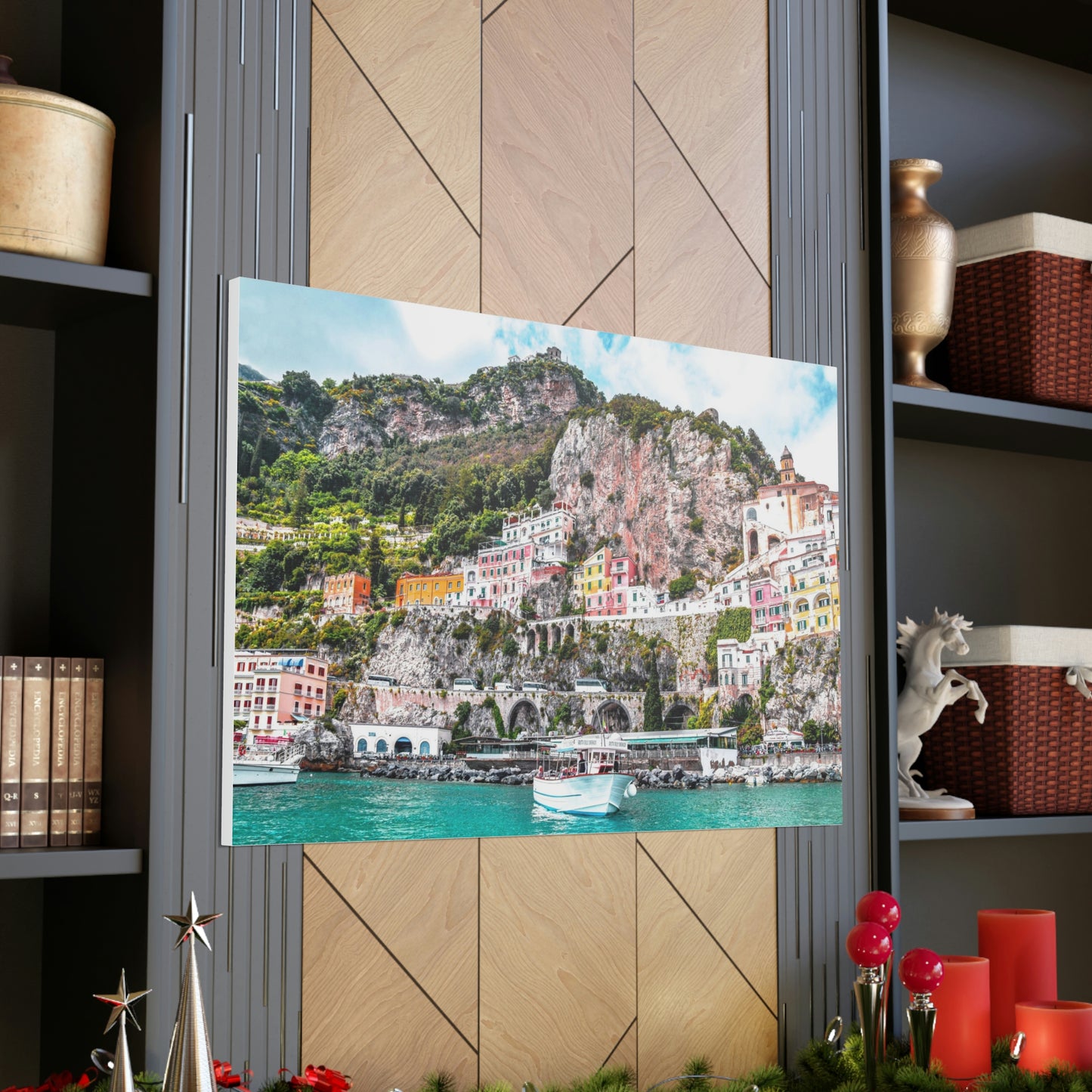 Amalfi Coast, Italy Wall Canvas - The Trip Window