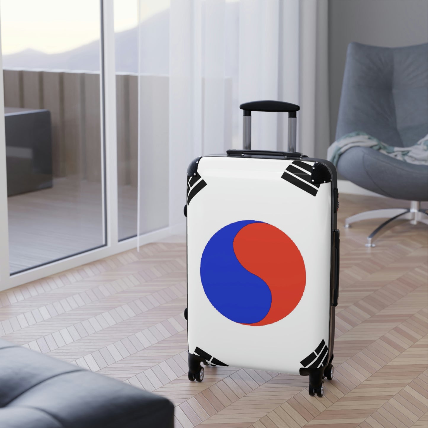The Native Suitcase - South Korean Flag