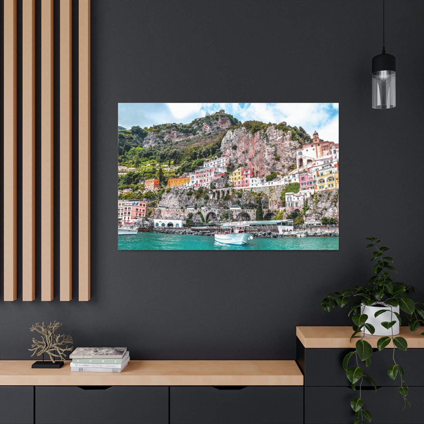 Amalfi Coast, Italy Wall Canvas - The Trip Window