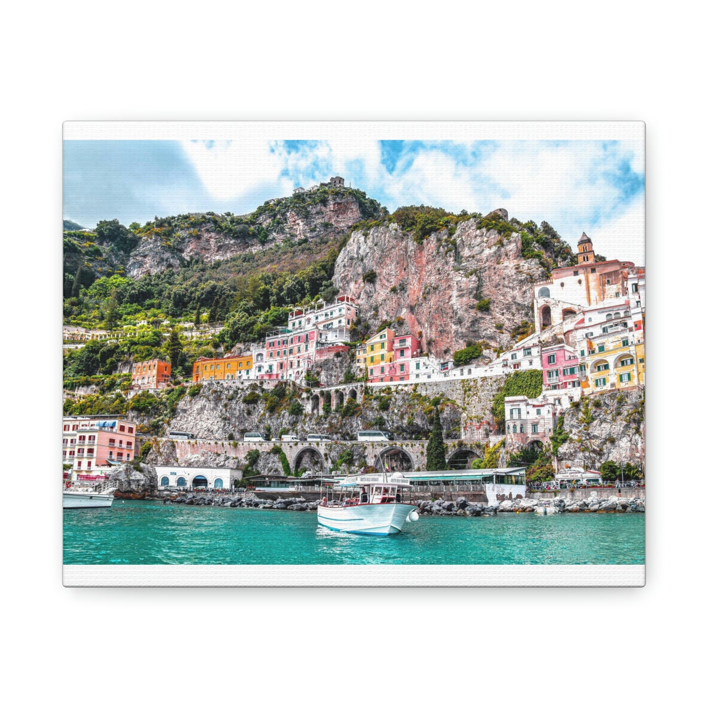 Amalfi Coast, Italy Wall Canvas - The Trip Window