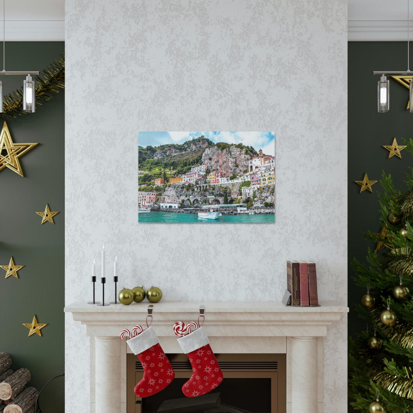 Amalfi Coast, Italy Wall Canvas - The Trip Window