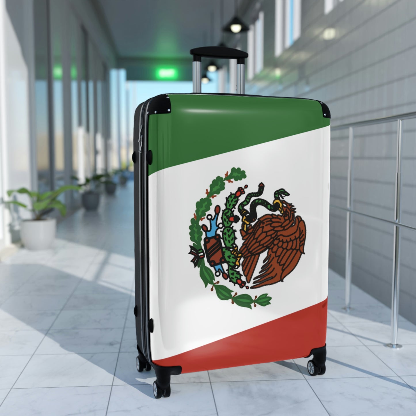 The Native Suitcase - Mexico Flag