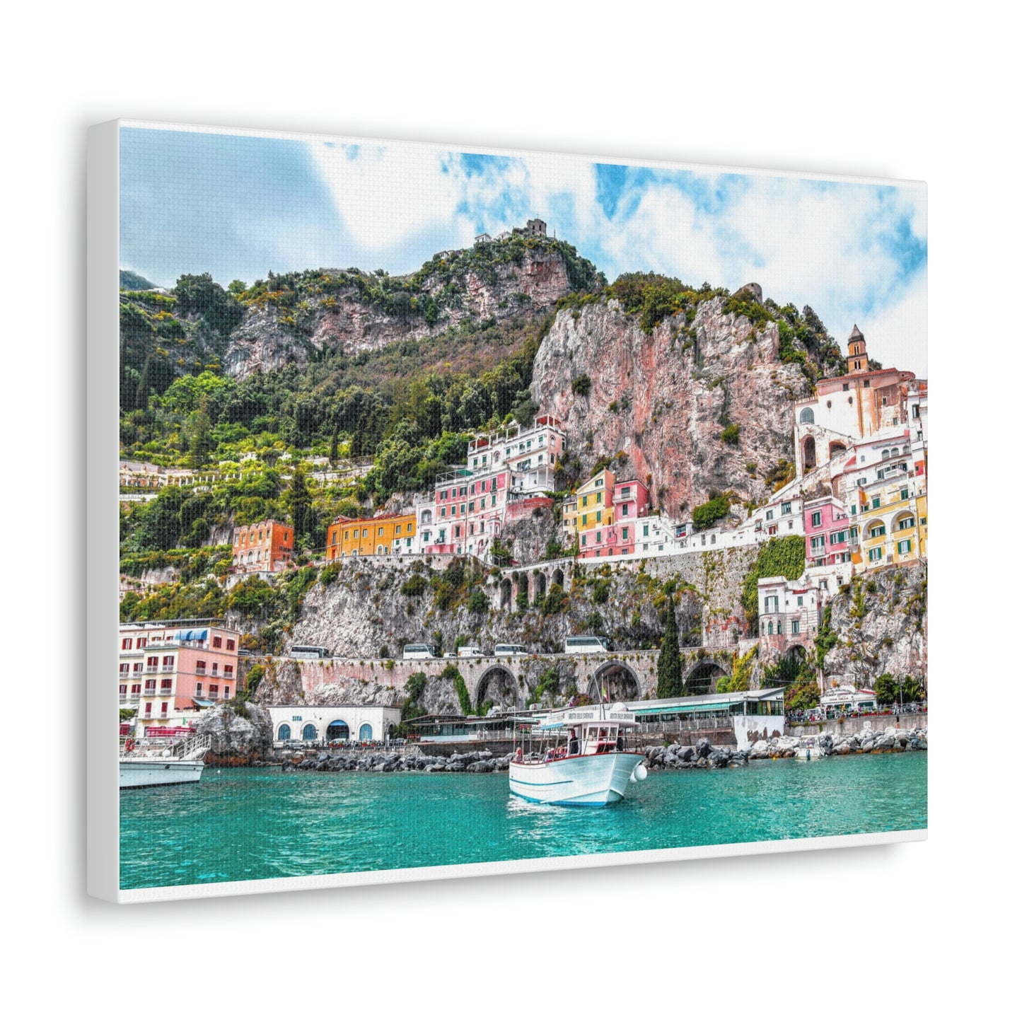Amalfi Coast, Italy Wall Canvas - The Trip Window