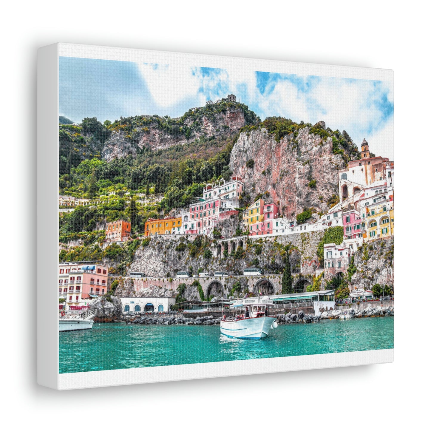 Amalfi Coast, Italy Wall Canvas - The Trip Window
