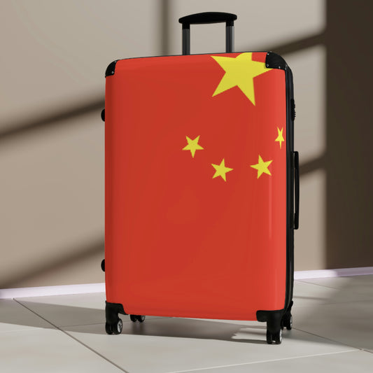 The Native Suitcase - China Flag