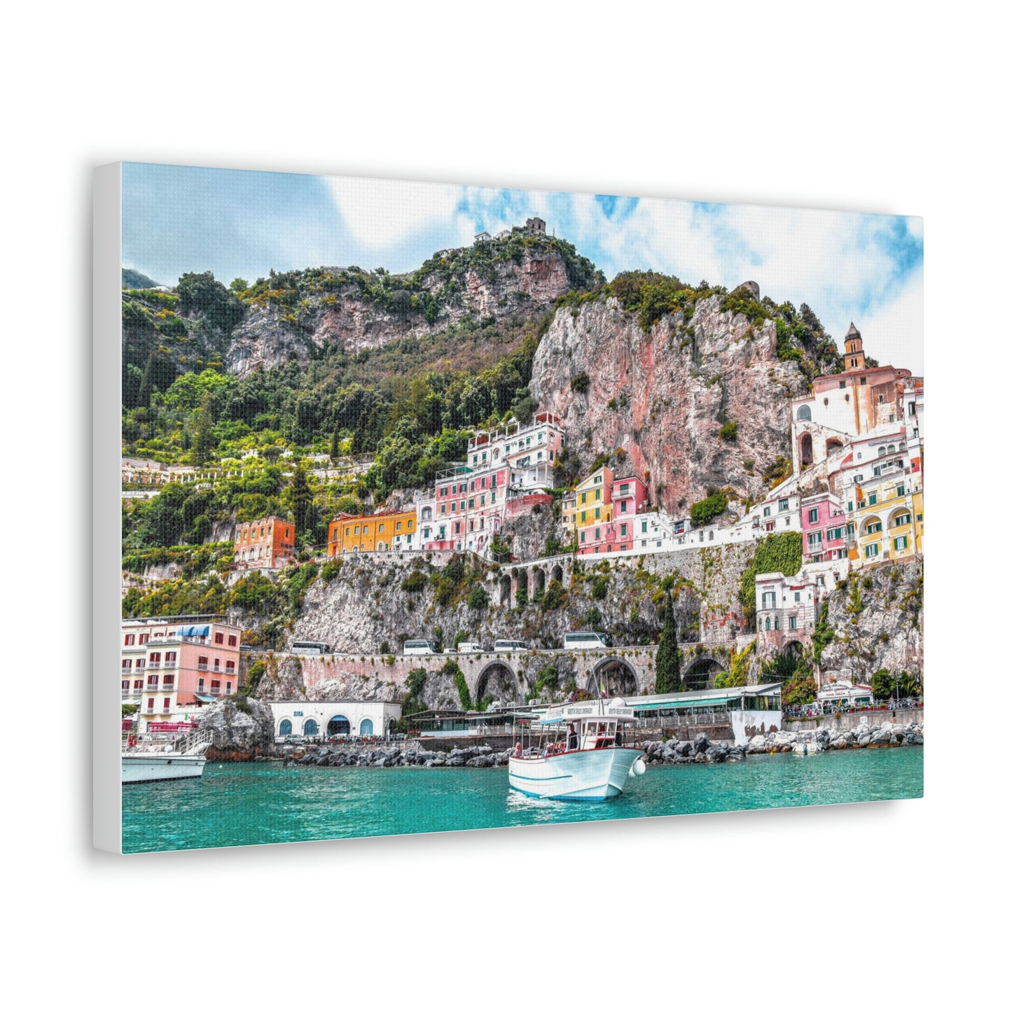 Amalfi Coast, Italy Wall Canvas - The Trip Window