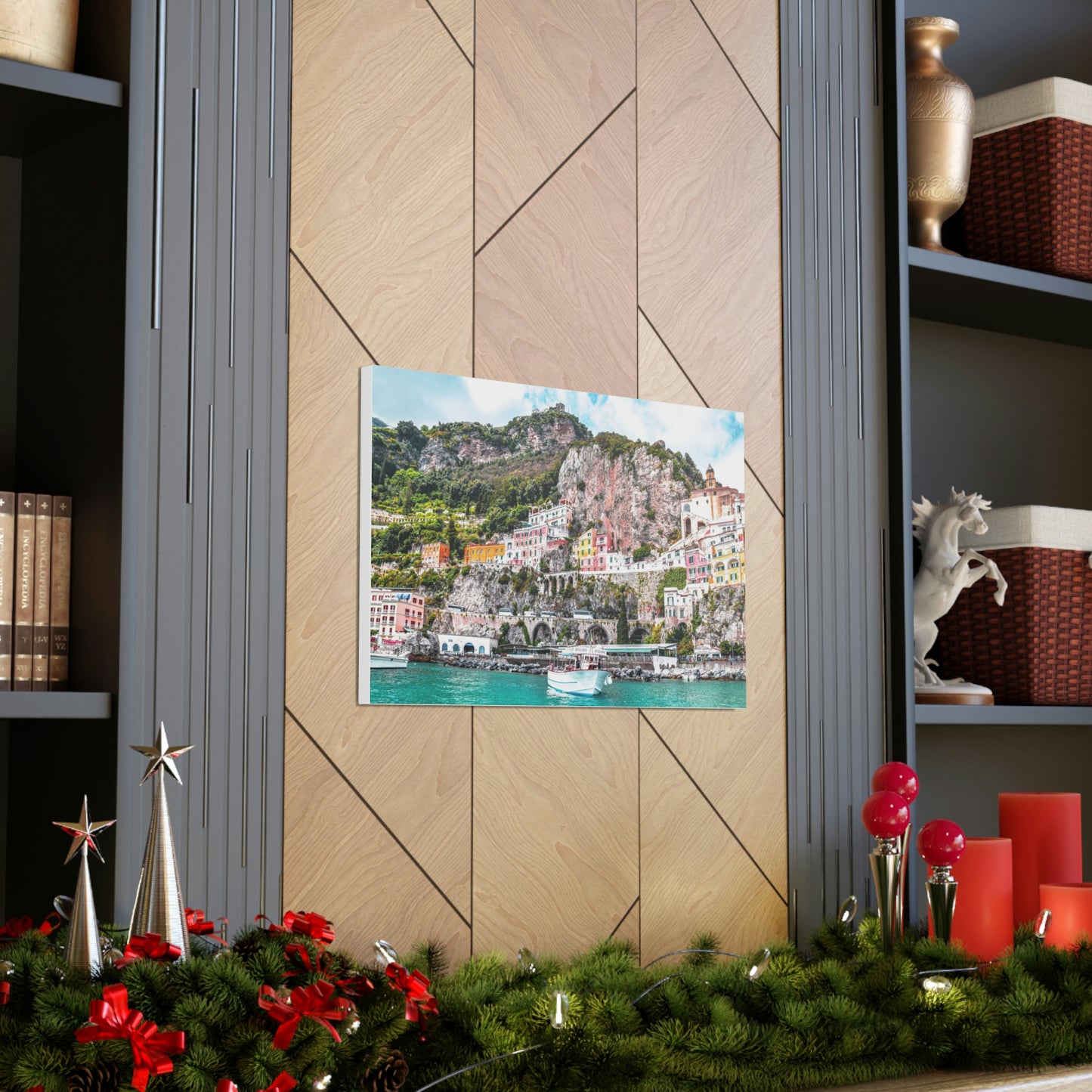 Amalfi Coast, Italy Wall Canvas - The Trip Window