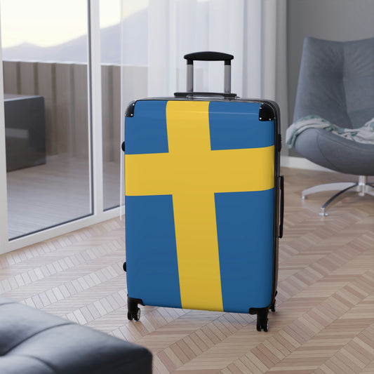 The Native Suitcase - Swedish Flag