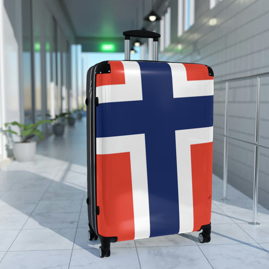 The Native Suitcase - Norwegian Flag