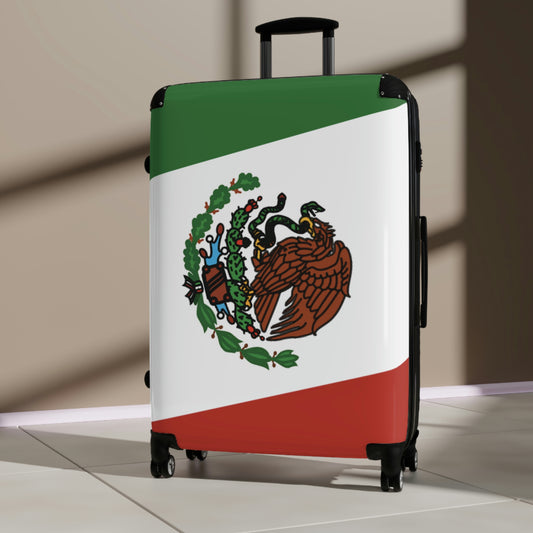The Native Suitcase - Mexico Flag