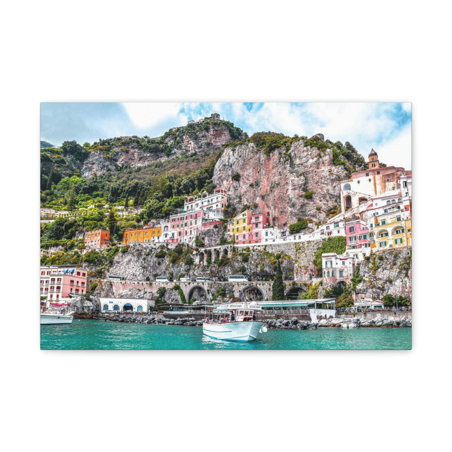 Amalfi Coast, Italy Wall Canvas - The Trip Window