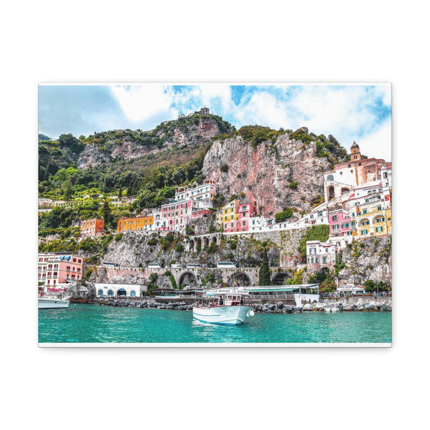 Amalfi Coast, Italy Wall Canvas - The Trip Window
