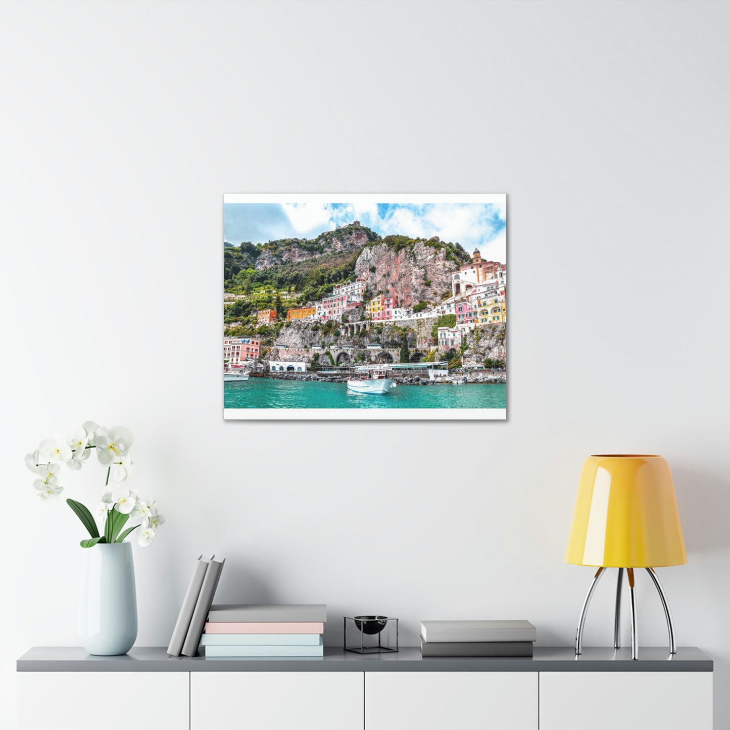 Amalfi Coast, Italy Wall Canvas - The Trip Window