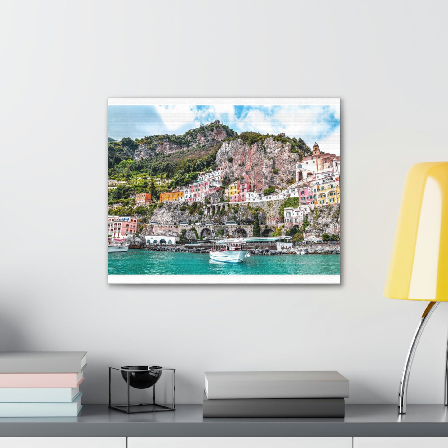 Amalfi Coast, Italy Wall Canvas - The Trip Window