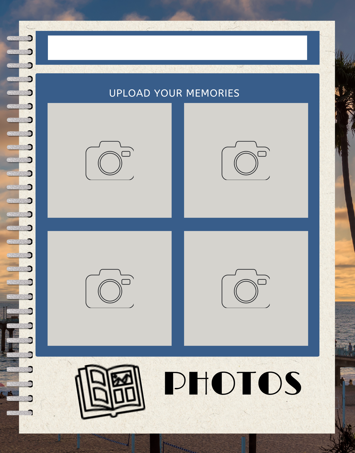 California Travel Digital Planner and Journal - Trip Organizer - Travel Journal and Expense Tracker - The Trip Window