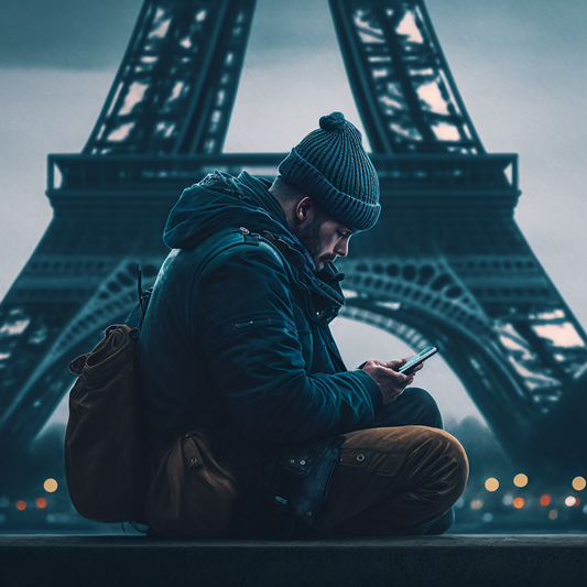 France Travel Digital Planner and Journal - The Trip Window