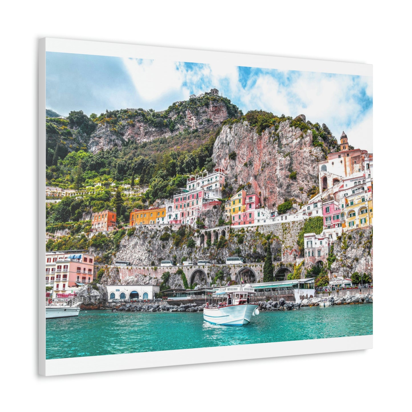 Amalfi Coast, Italy Wall Canvas - The Trip Window