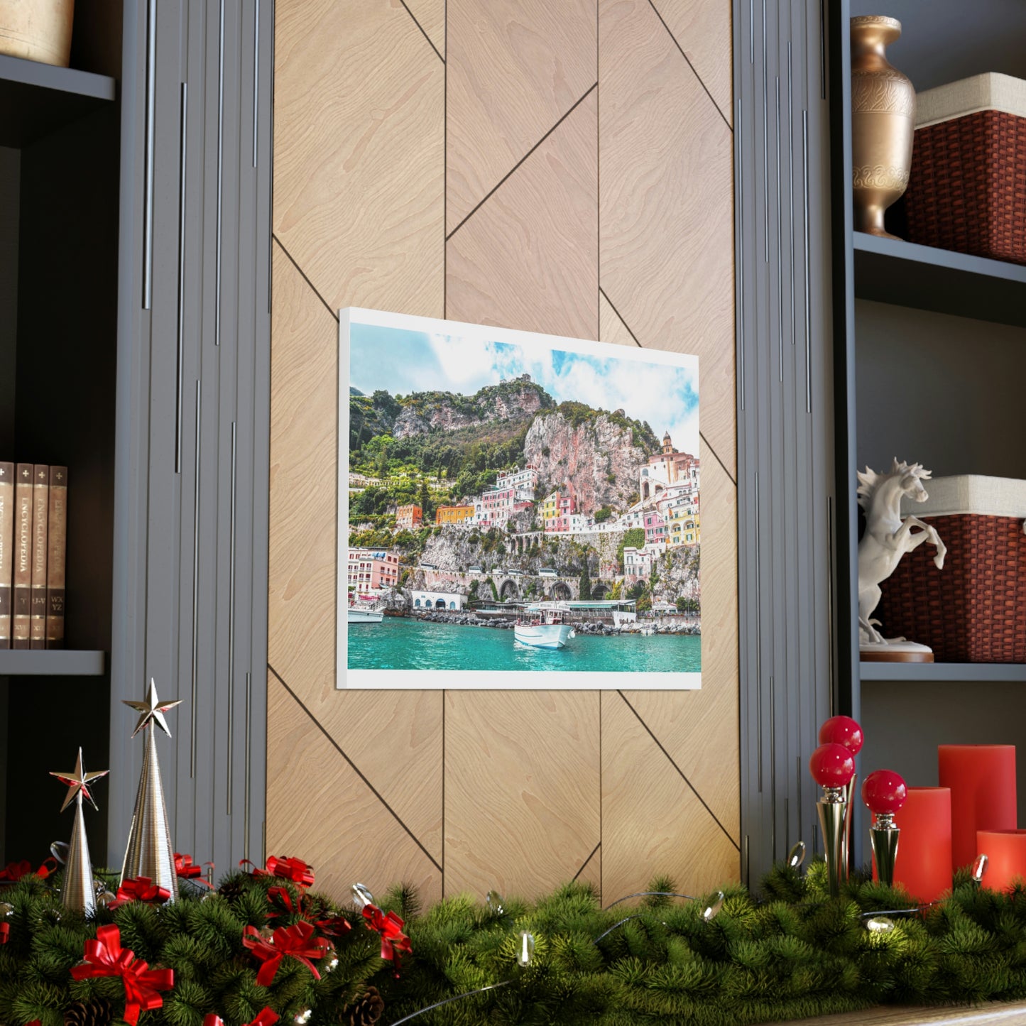 Amalfi Coast, Italy Wall Canvas - The Trip Window