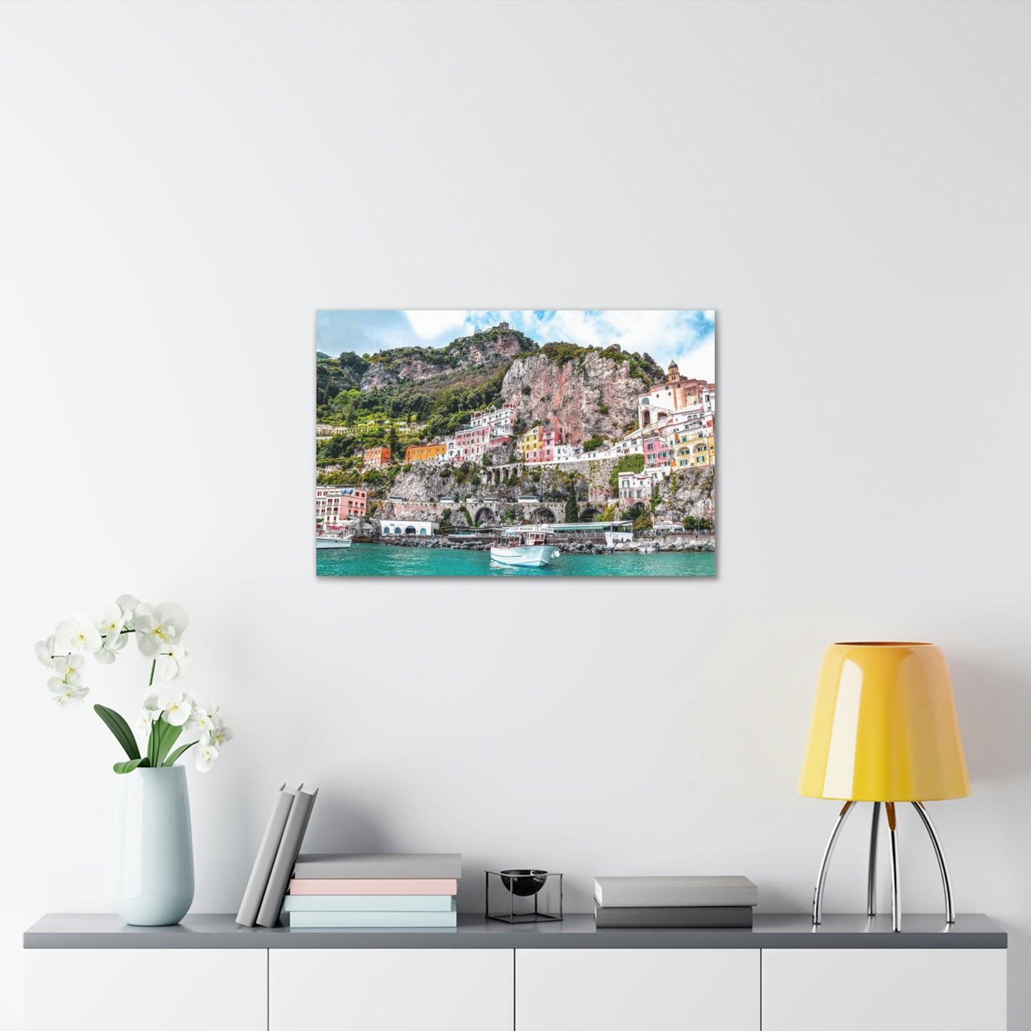Amalfi Coast, Italy Wall Canvas - The Trip Window