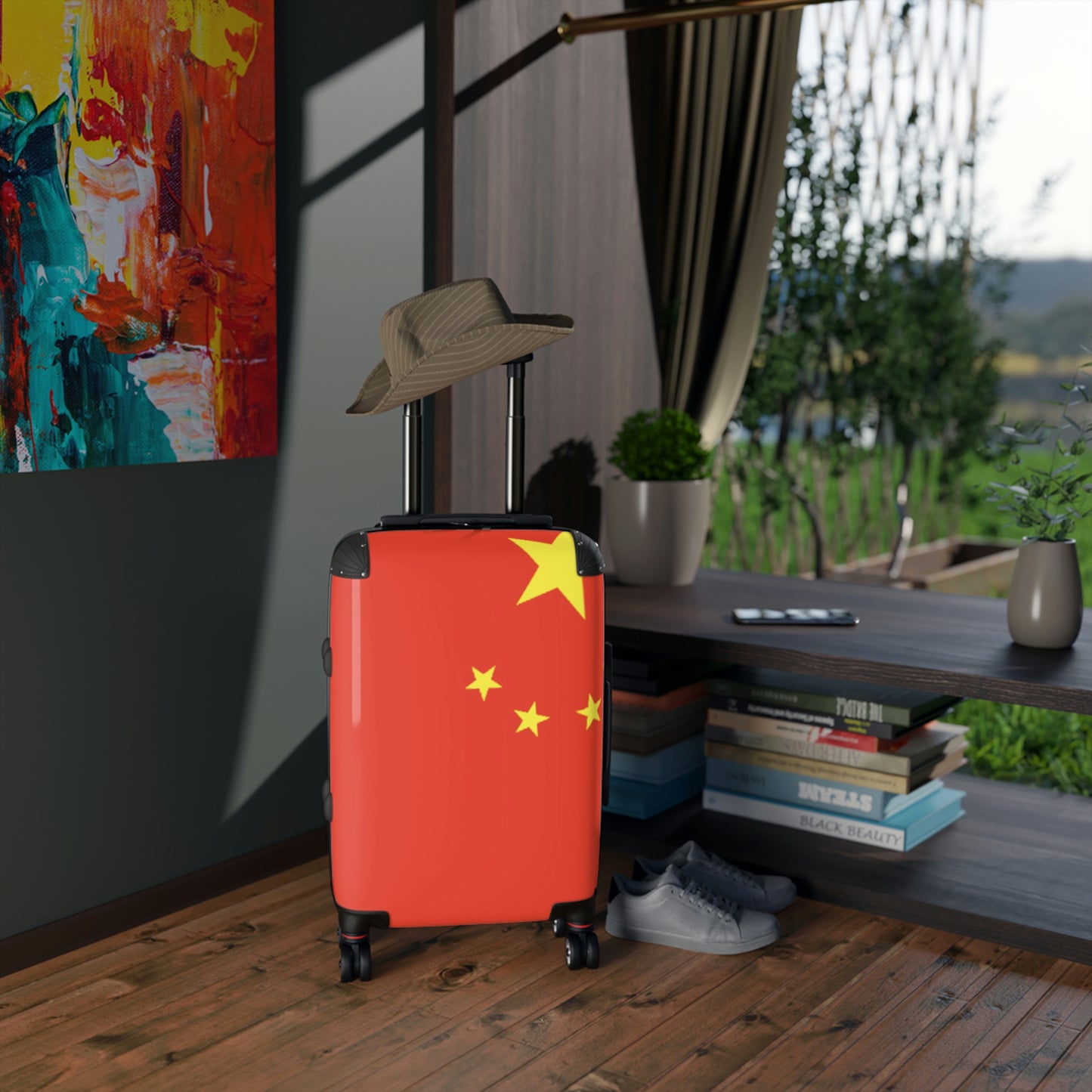 The Native Suitcase - China Flag