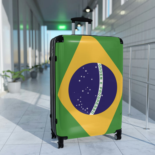 The Native Suitcase - Brazil Flag