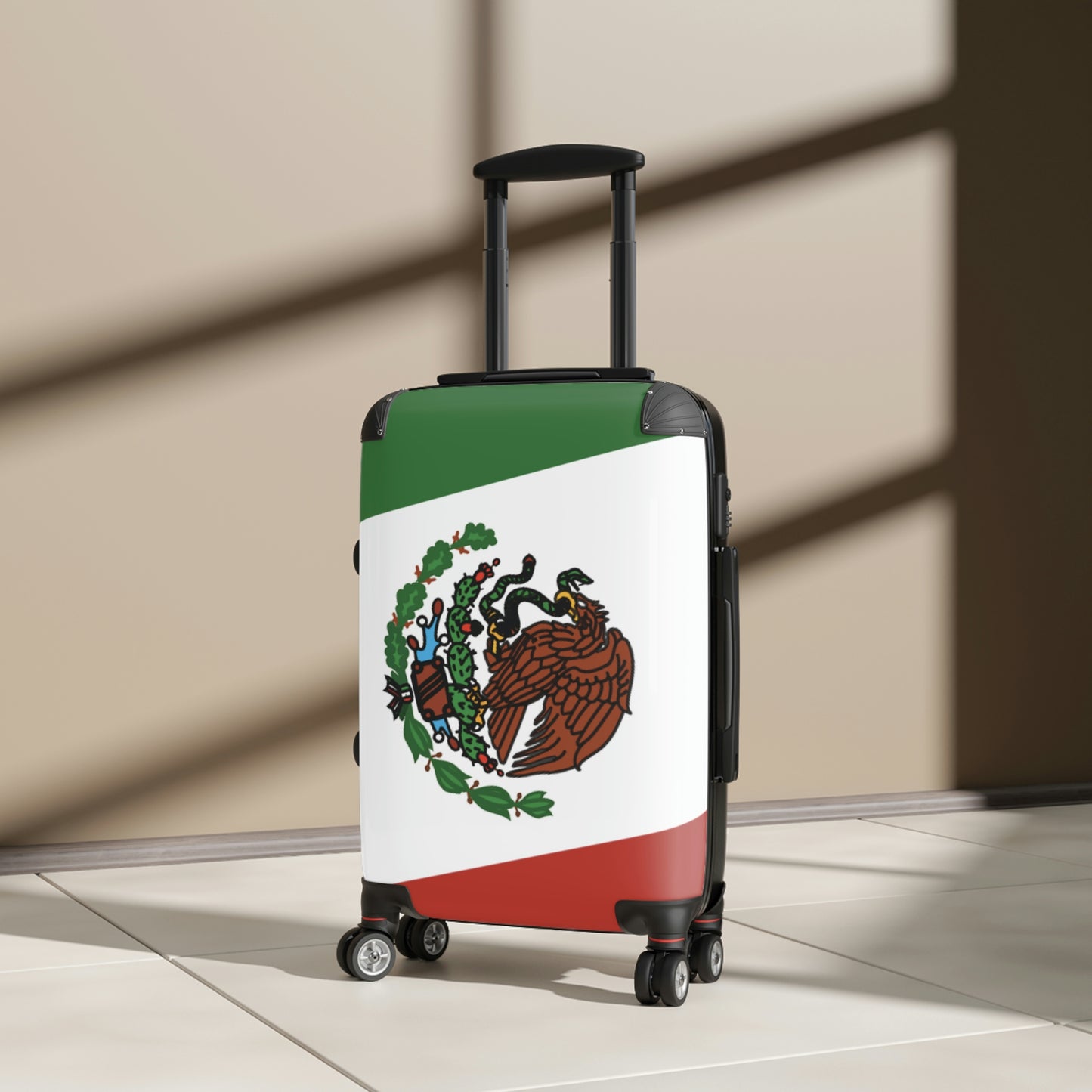 The Native Suitcase - Mexico Flag