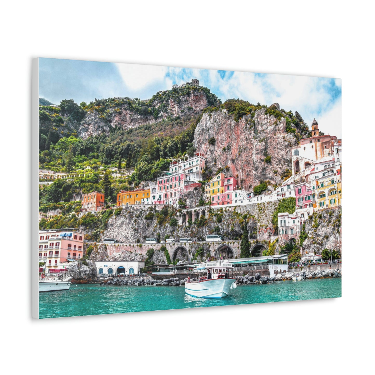 Amalfi Coast, Italy Wall Canvas - The Trip Window