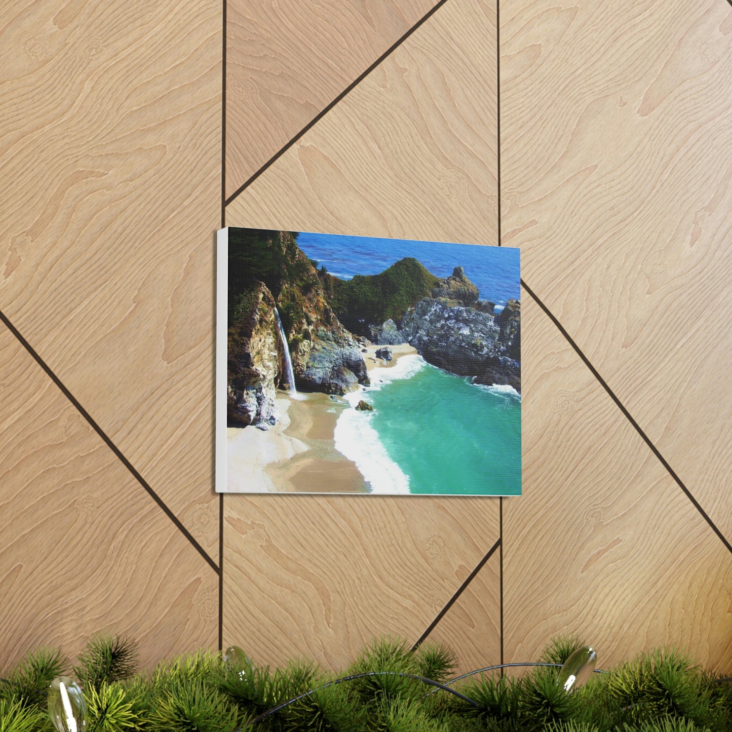 Big Sur McWay Falls Wall Canvas - The Trip Window