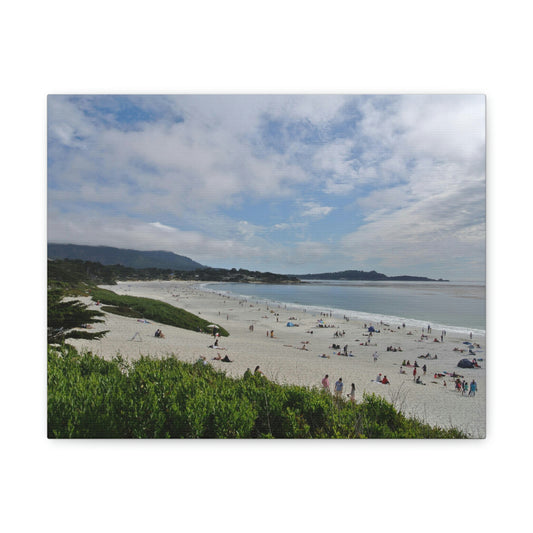 Carmel Beach Wall Canvas - The Trip Window