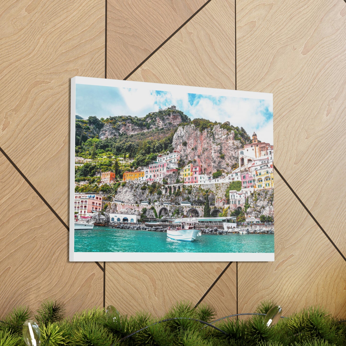 Amalfi Coast, Italy Wall Canvas - The Trip Window