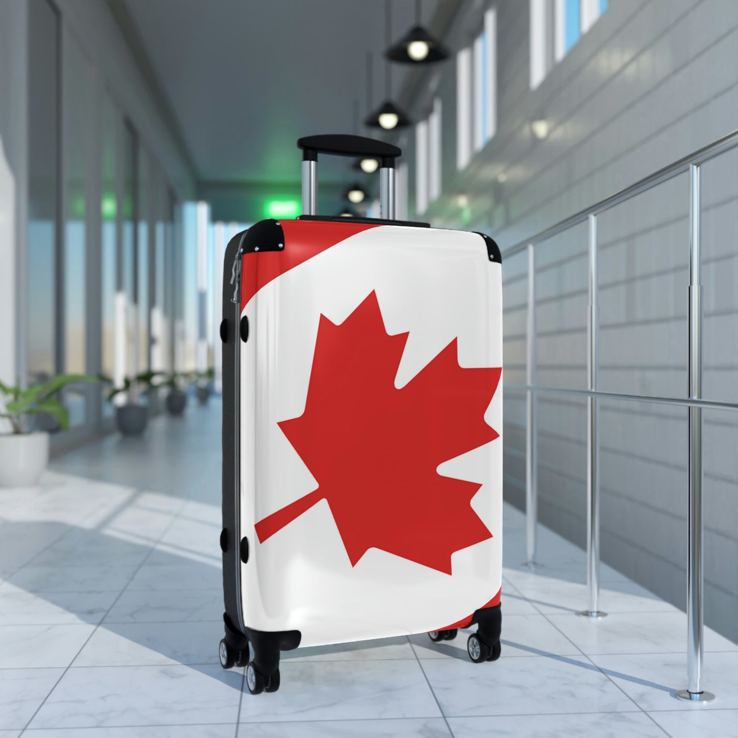 The Native Suitcase - Canada Maple Leaf