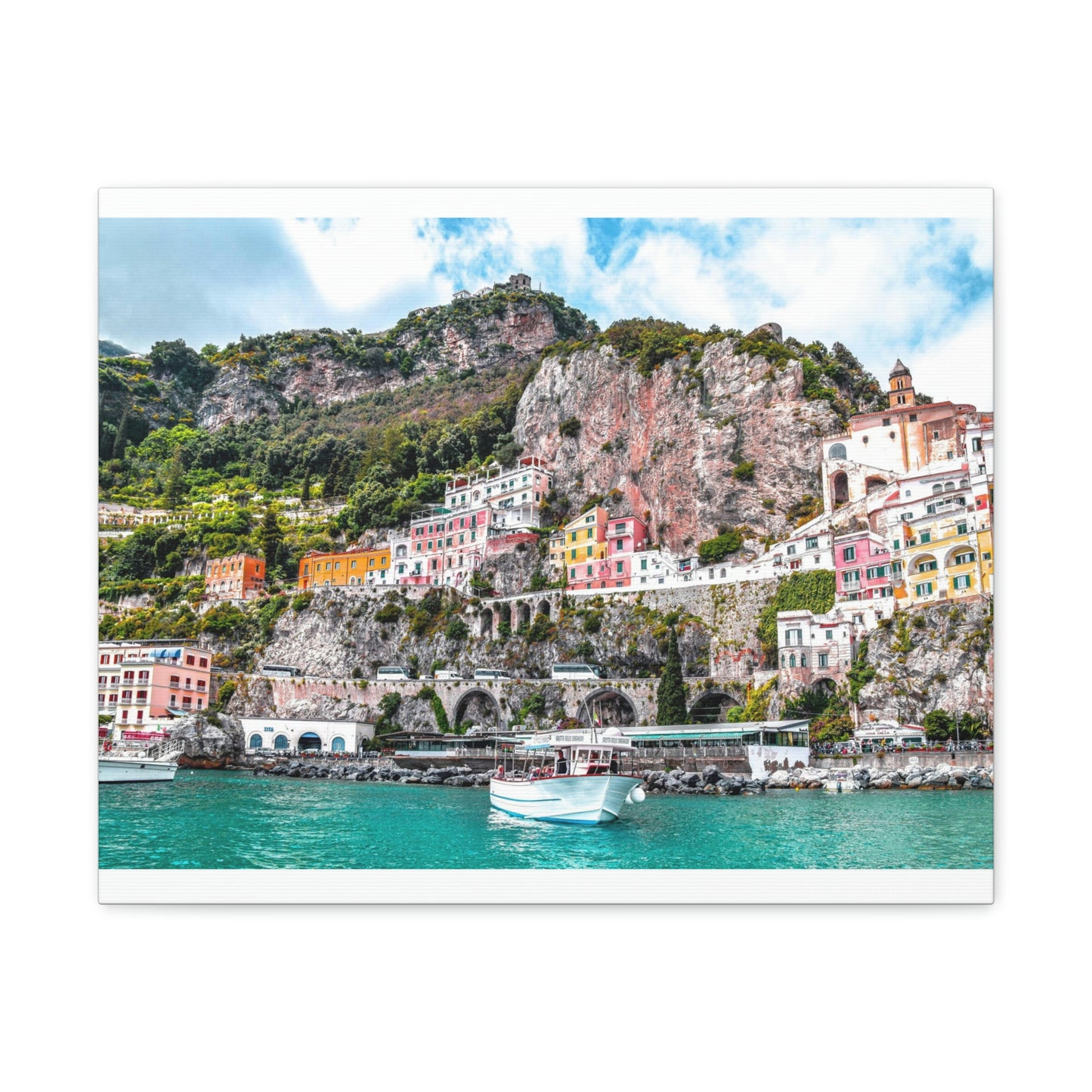 Amalfi Coast, Italy Wall Canvas - The Trip Window