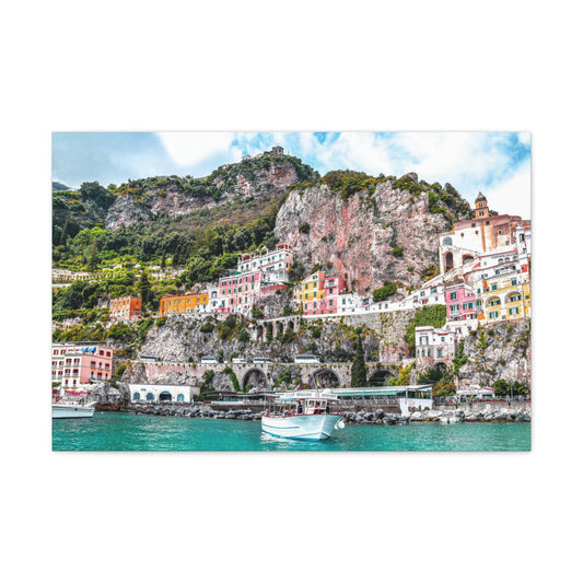 Amalfi Coast, Italy Wall Canvas - The Trip Window