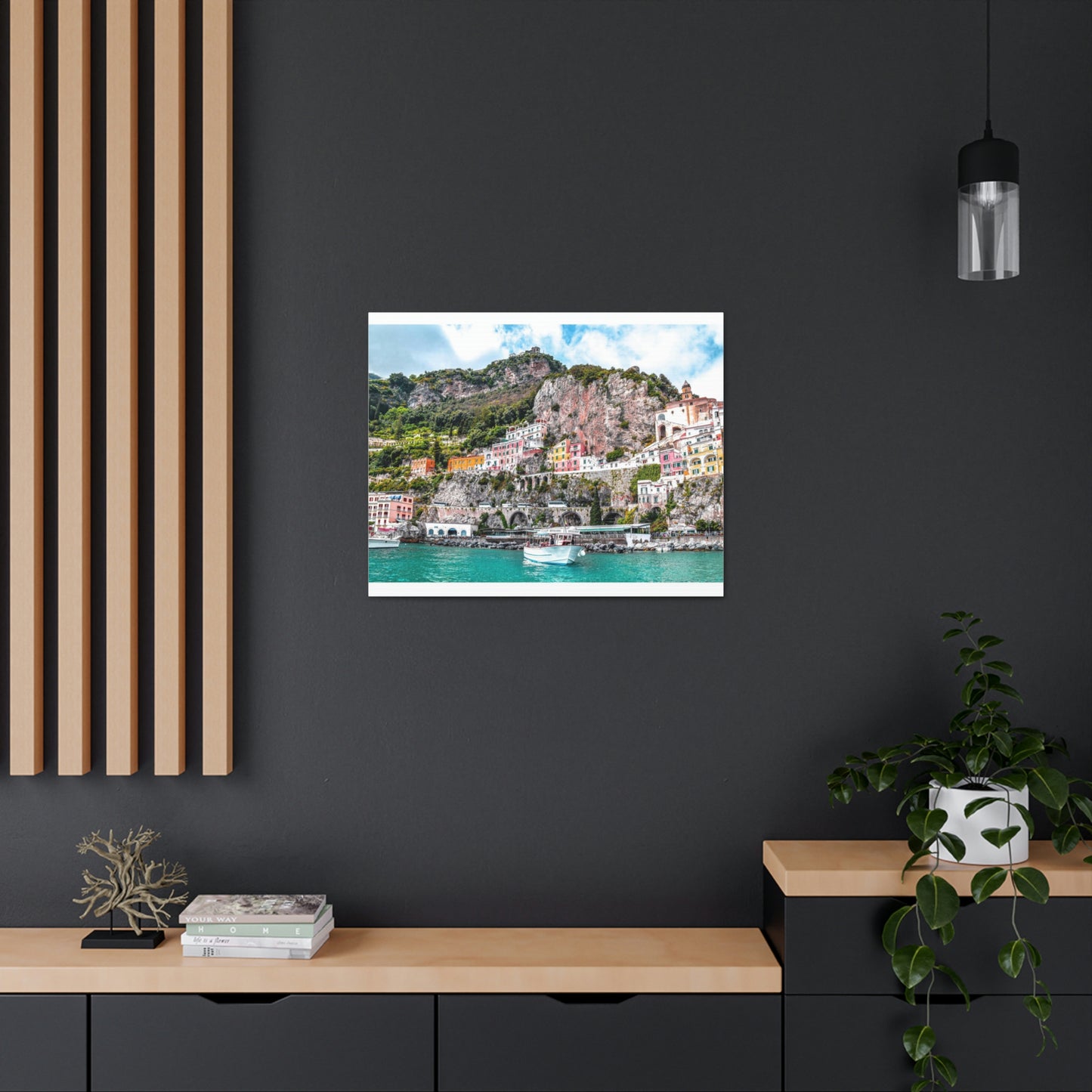 Amalfi Coast, Italy Wall Canvas - The Trip Window