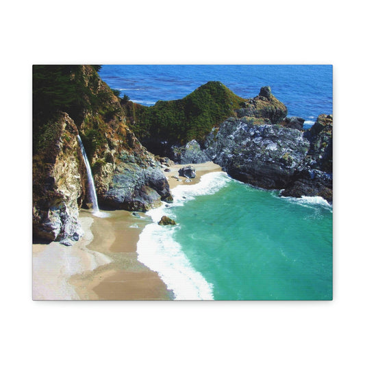 Big Sur McWay Falls Wall Canvas - The Trip Window